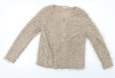 Womens UK Size M Nina Murati Beige Jacket