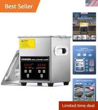 Efficient 2L Jewelry Cleaner with Digital Con...
