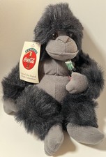 VTG 1996 Coca-Cola Plush Collection Stuffed Animal Gorilla Soda Pop Bottle Coke
