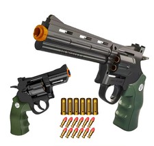 Black ZP5 357 Soft Bullet Revolver   Outdoor CS Game Toy Gun