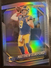 2025 Panini Prizm Matthew Stafford Silver Prizm #21 Los Angeles Rams 🔥 MVP