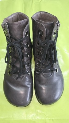 BÄR Unisex Schnürboots Boots Stiefelette  Grau/Braun Gr.40 UK 6,5 