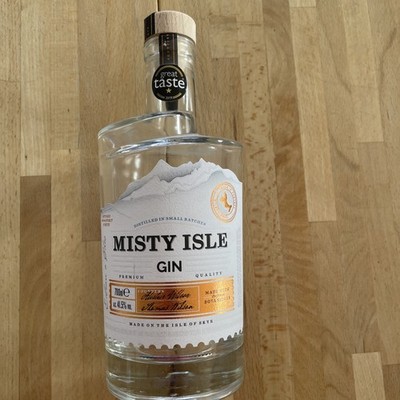 Misty Isle Of Skye leere Gin Flasche Hochzeit Upcycle