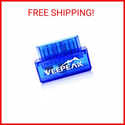 Veepeak Mini Bluetooth OBD II Scanner for Android ONLY, Auto Check Engine Light