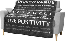 Healing Blanket Fleece, Get Well Soon Gift, Soft Hug Compassion Throw Blanket fo