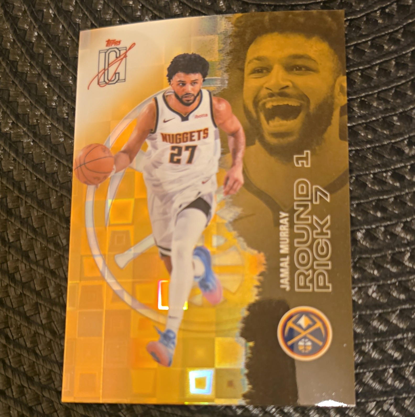 Topps Chrome 2025-26 Jamal Murray #65 Chrome Pandora Yellow Refractor