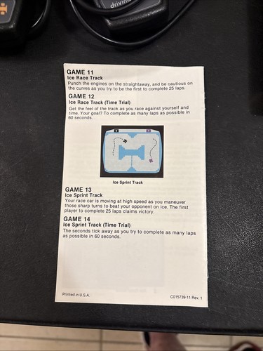 Atari 2600 Sears Tele-Games RACE Big Box With Driving Paddles Complete & Manual - Picture 3 of 18