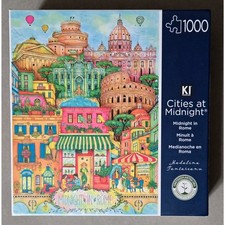KI Puzzles Midnight In Rome 1000 pc Madalina Tantareanu 2024 Complete Preowned