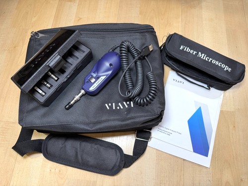 VIAVI FBP-P5000i P5000i Fiber Microscope Optical Scope with Extra Tips and Case