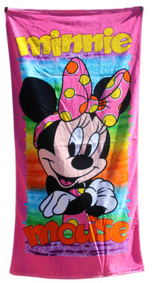 VINTAGE 90's Disney Franco Minnie Mouse Beach Towel