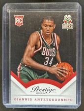 2013-14 Panini Prestige Giannis Antetokounmpo RC Rookie #175 Bucks