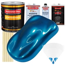 Cruise Night Blue Metallic Gallon URETHANE BASECOAT CLEARCOAT Car Paint FAST Kit