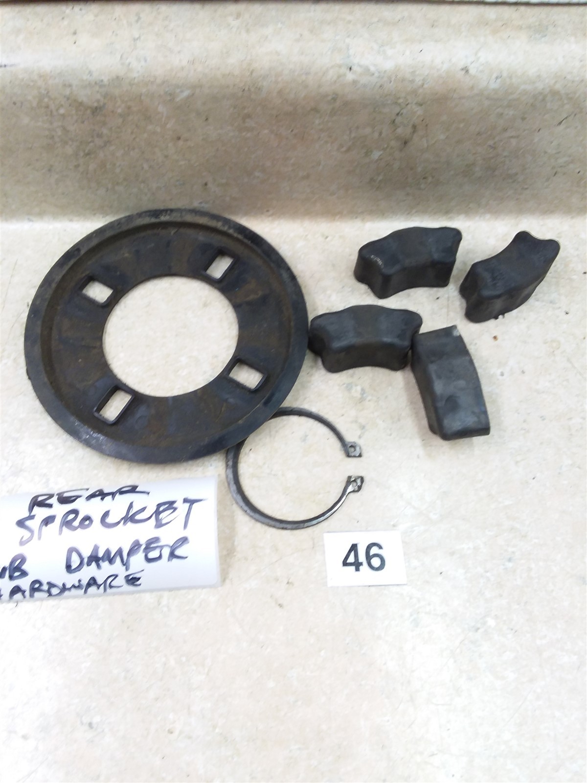 Honda 70 XL XL70 Rear Sprocket Hub Damper Hardware 1974 1975 ANX #46 C62