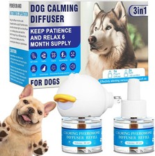 Dog Calming Diffuser, Dog Pheromone Diffuser for Dogs, Plug-in Calming Kit for B