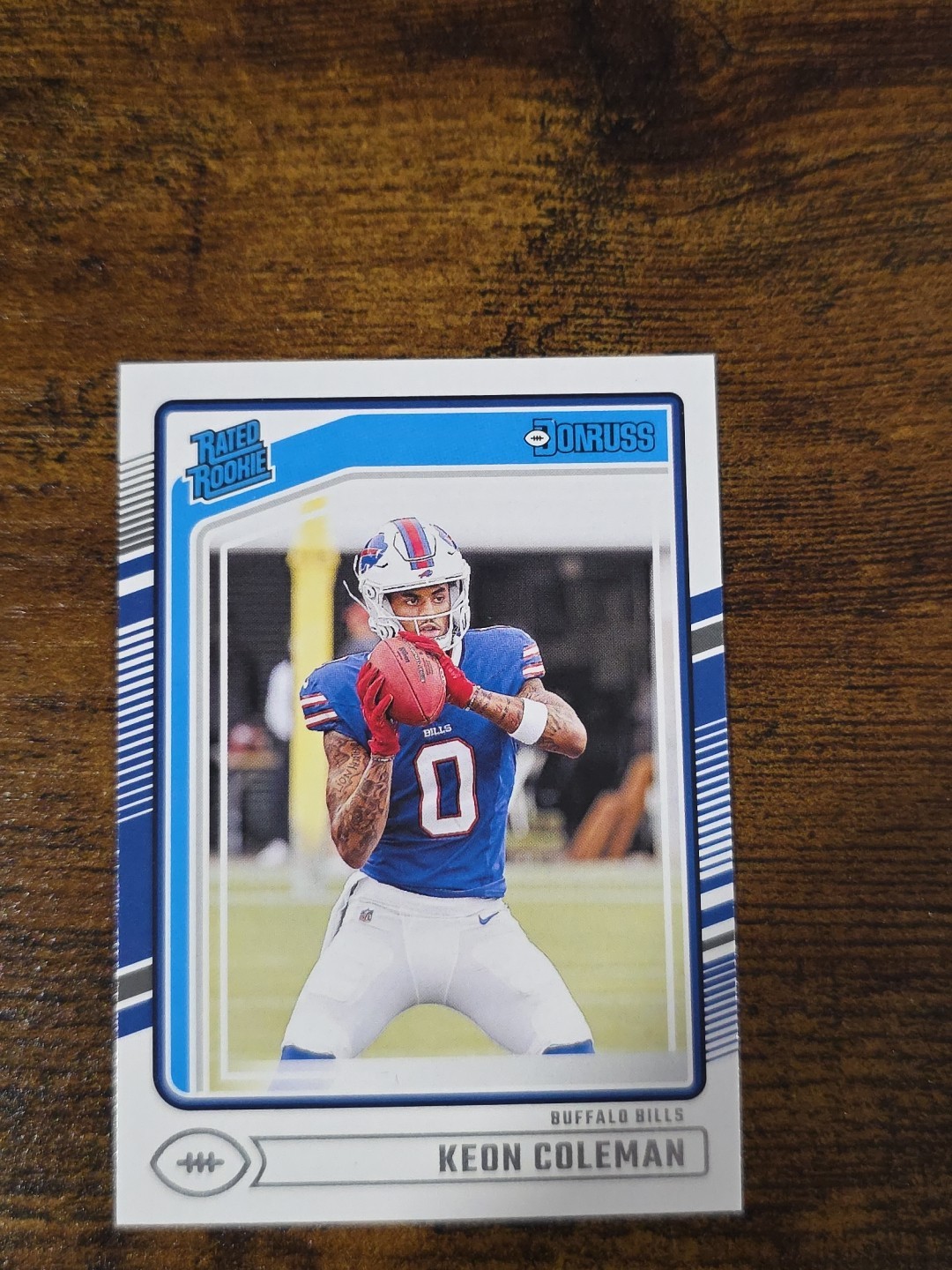 2024 Donruss Football Keon Coleman Rated Rookie Base #358