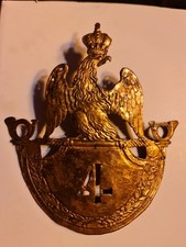 Rare Plaque de Shako Vers 1812 - 1er  Empire - Bon état