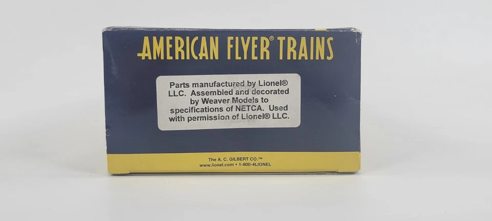 RARE S-Gauge American Flyer  6-48242 Fisk Tires Box Car - NETCA 2005 - NIB - Image 4 of 4
