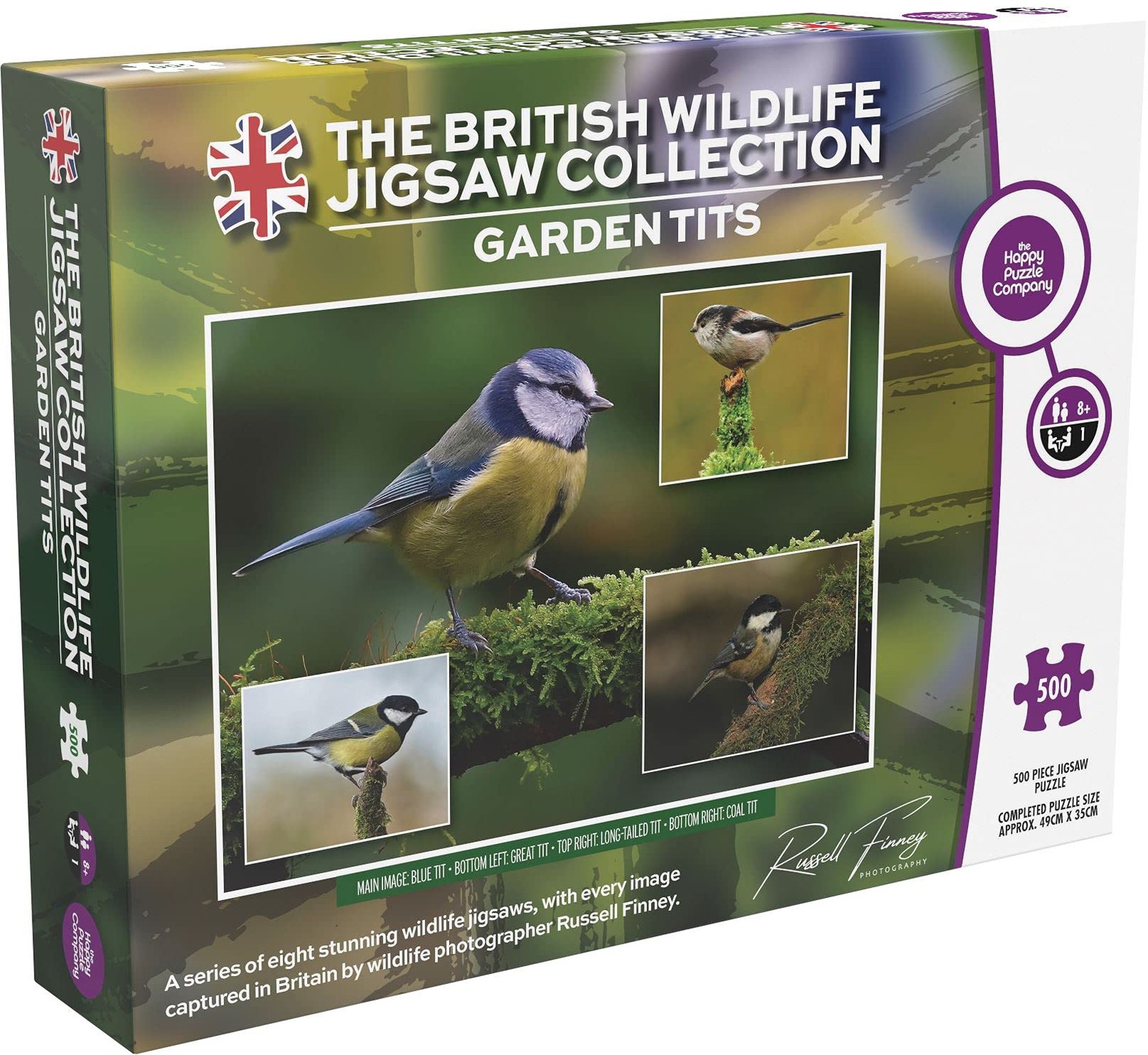 Garden Tit Montage 500 Jigsaw Puzzle