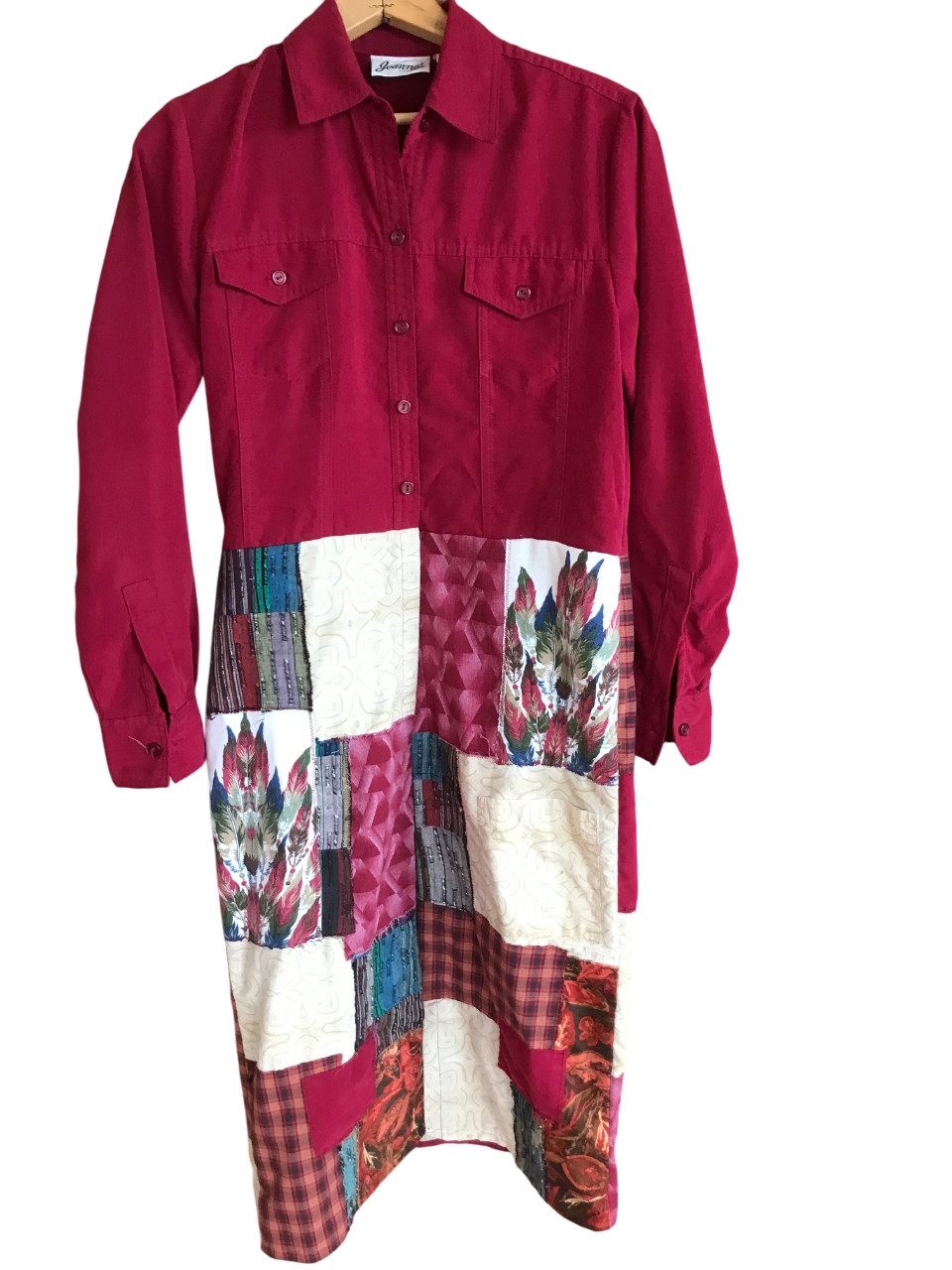 Southwestern Patchwork Duster: Handmade Boho Azte… - image 8