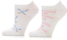 Ben Hogan Golf Queen Clubs Low Cut 2 Pack White Socks Women 4 - 10.5
