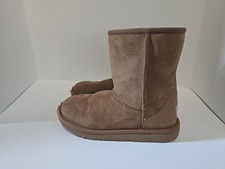 UGG Classic Short II Suede Boot Youth Size 2 Chestnut