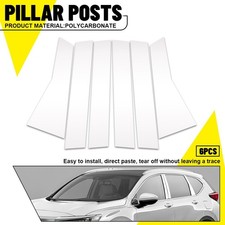 Chrome Pillar Posts For 2017-22 Honda CRV Door Trim Cover Kit Car Accessories