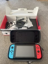 Nintendo Switch 32GB Handheld Console Neon Red/Neon Blue