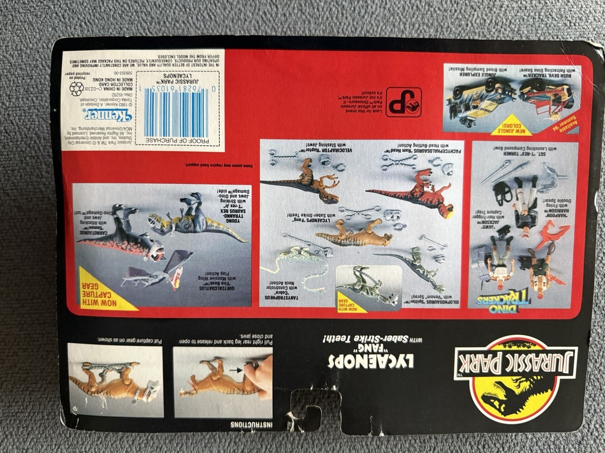 1993 Kenner Series 2 Jurassic Park Lycaenops Fang Capture 1993 Kenner Series 2 Jurassic Park Lycaenops Fang Capture