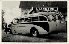 Ak Schwarzach bei Kulmbach Mainleus Oberfranken, Omnibus, Hans... - 11262712