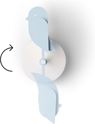 Birdie 2.0 Design Indoor CO2 Monitor Luftqualitätsmessgerät für Zuhause & Büro Gletscher
