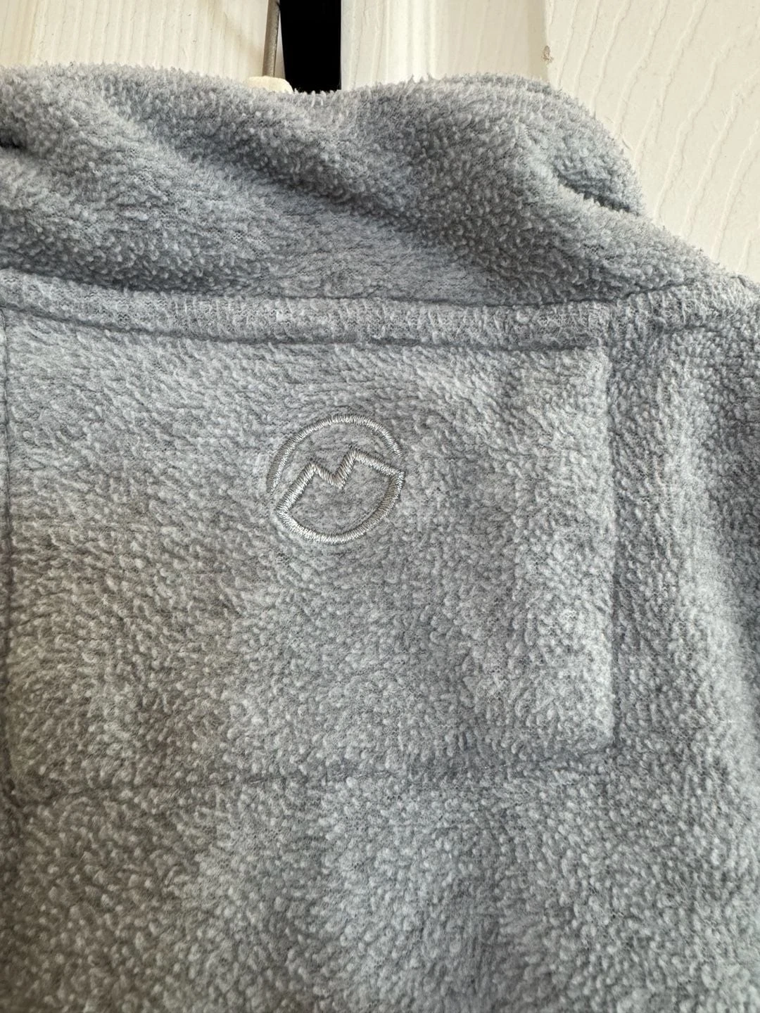 Magellan Outdoors Fleece Jacket Size L Gray Full Zip image 6