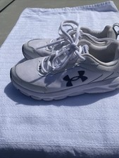 Under Armour Charged Assert 6.5 Shoes White Youth Sneakers