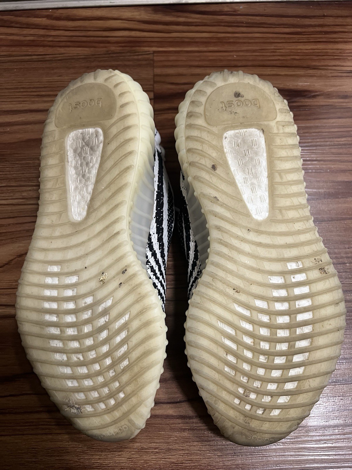 adidas Yeezy Boost 350 V2 Zebra White Black Men's Low Top Breathable Sneakers thumbnail 4