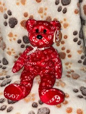 TY Beanie Babies ** CANDY CANES, RED 2007