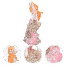Aquarium Landscaping Ornament Fish Tank Resin Mermaid Statues Figurines