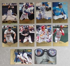 Pinnacle MLB 10 Card Lot Jamie Moyer Andre Dawson Eric Davis Piazza Williams 