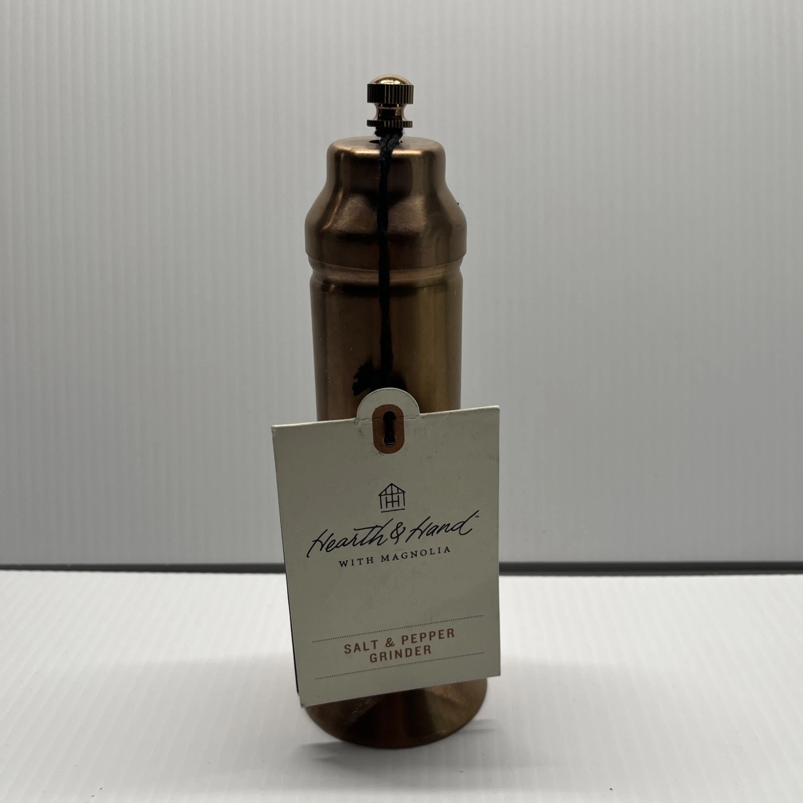 Hearth & Hand with Magnolia Salt Or Pepper Crank Grinder Copper Finish A