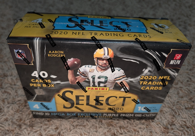 2020 Panini Select NFL Mega Box Purple Prizm Die Cuts Factory