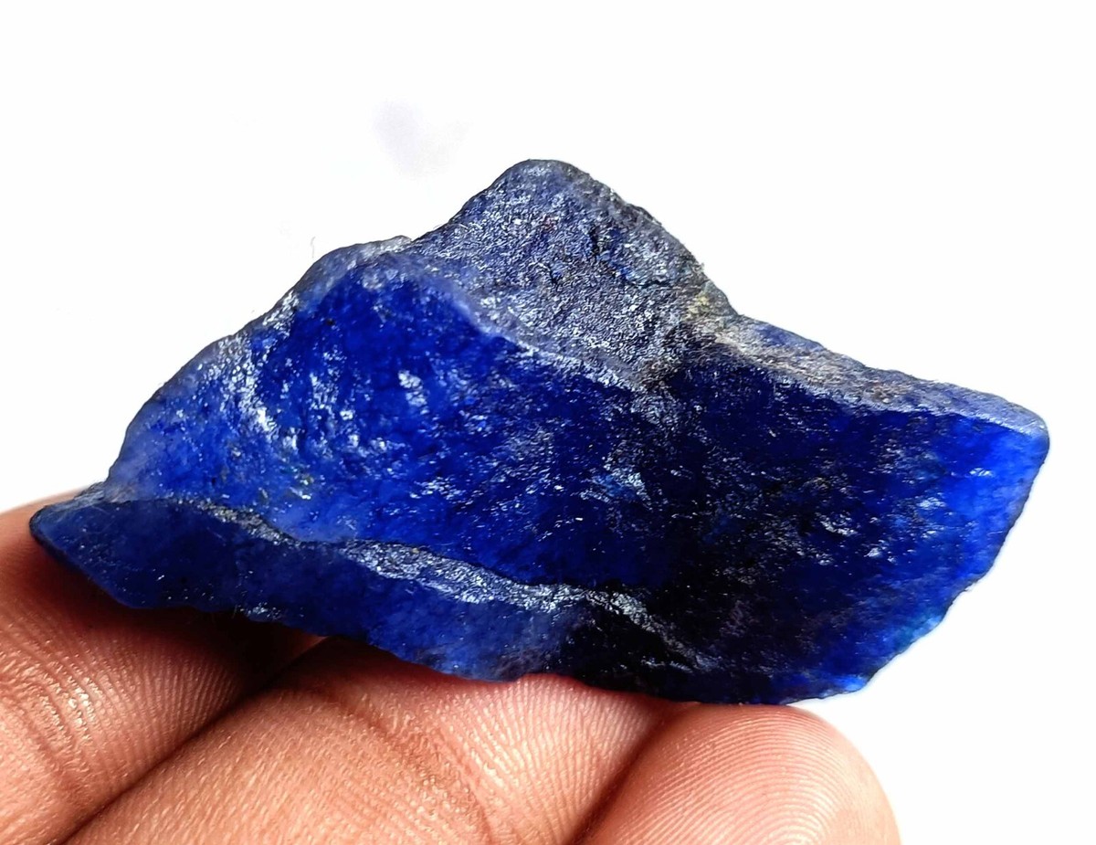 80-95 Ct Blue Sapphire Color Enhanced Uncut Rough EGL Natural