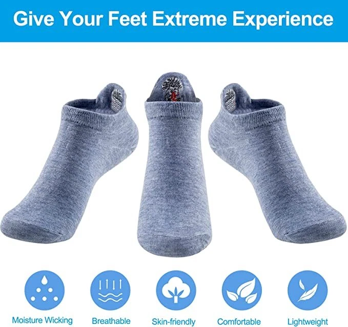 Moda Calcetines Divertidos al Tobillo Dibujos Animados Bordados Expresión Mujeres Algodón Calcetines EE. UU. Foto 4 de 4