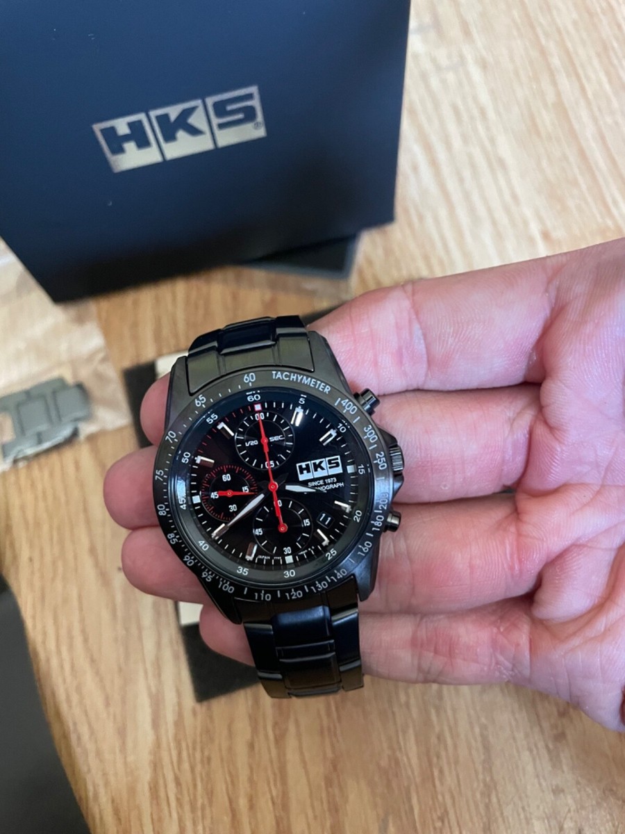 HKS CHRONOGRAPH WRIST WATCH TAS 2023 NEW NISMO GTR SUPRA JDM HKS CHRONOGRAPH WRIST WATCH TAS 2023 NEW NISMO GTR SUPRA JDM