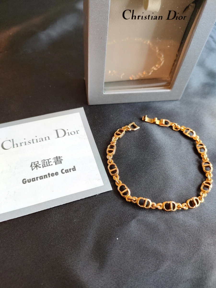 Dior chunky clearance gold bracelet