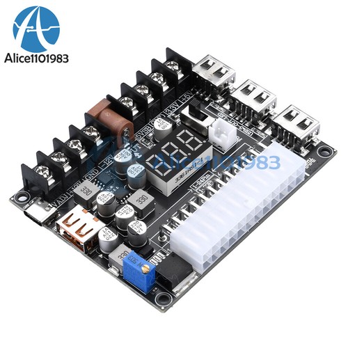 20/24 Pin ATX Netzteil Platine Netzteil Modul einstellbare Spannung - Bild 8 von 26