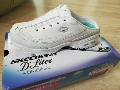 skechers d lites slip on mules