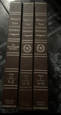 Webster's Third International Dictionary And Seven Language Vol 1
