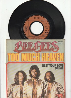 Bee Gees - Too Much Heaven  7'' Vinyl Single