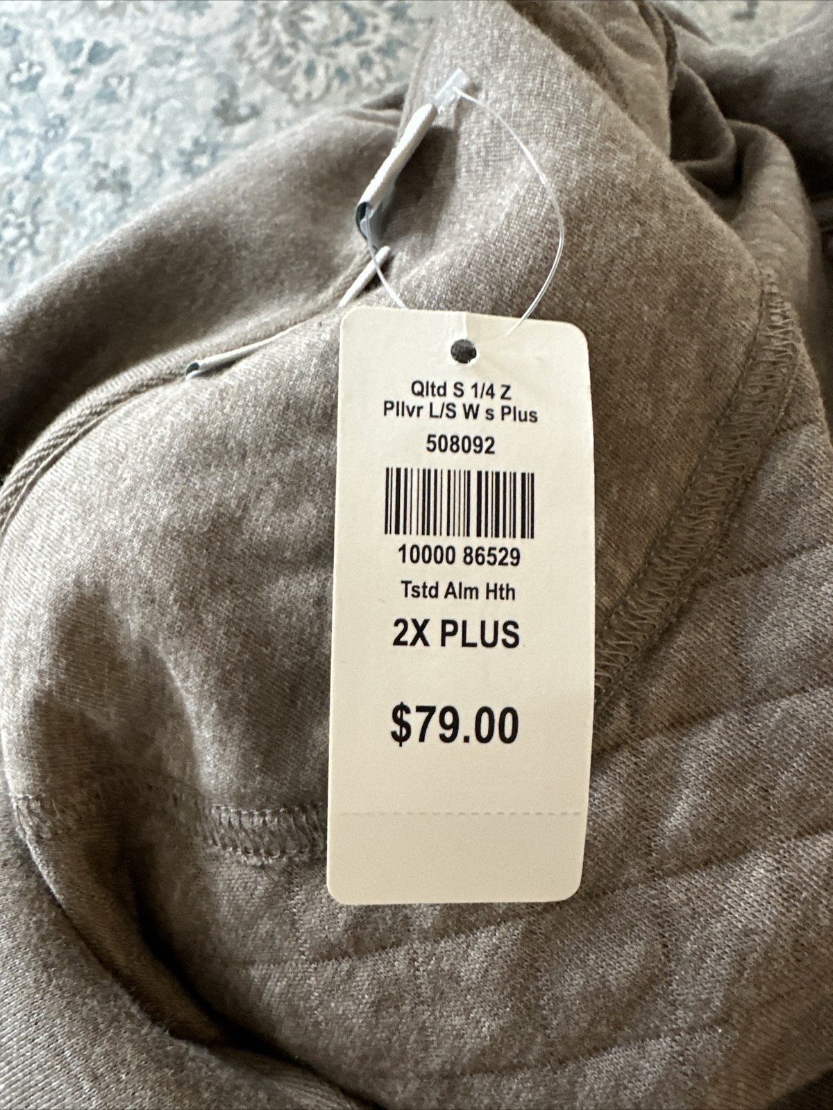 LL Bean Women's Qtr. Zip Quilted Sweatshirt Pullover 2X Plus eBay