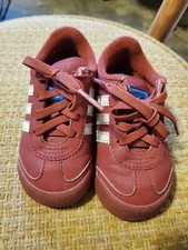 Adidas Youth Originals Samoa GS Shoes Red-White Burgundy Size 6K 2016