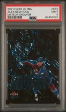 2021 Upper Deck Fleer Ultra Meteor Shower Alex Newhook #ST6 Meteor Shower PSA 9