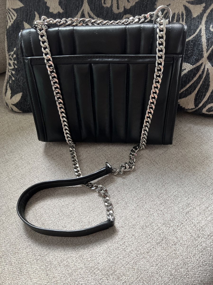 Michael Kors Whitney Medium Quilted Shoulder Bag Black | eBay